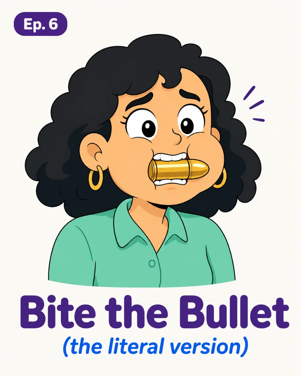 🦷 Bite the Bullet — Today's English Idiom