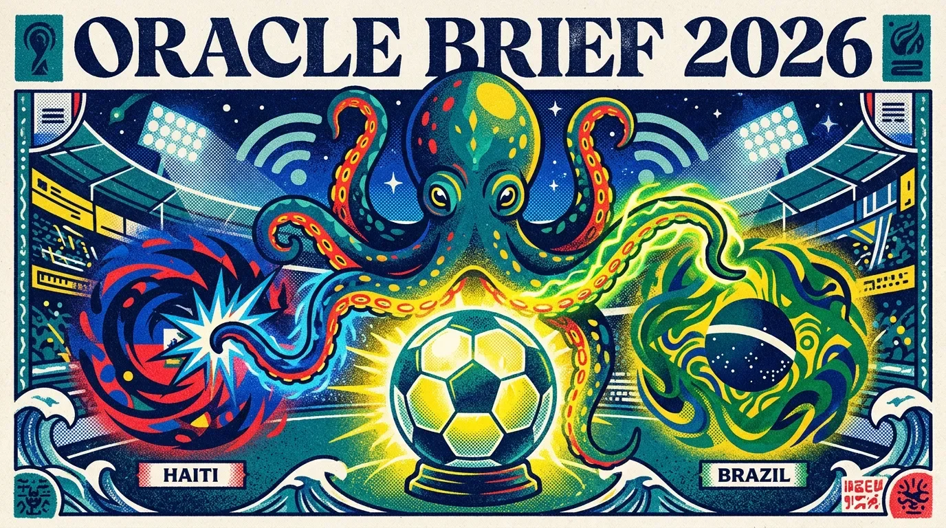 🐙 AI Paul Predicts: Brazil vs Haiti — World Cup 2026 Oracle Brief #26