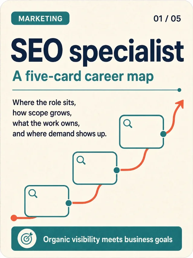 SEO specialist career map