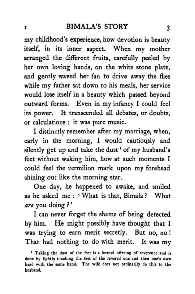 Page three of the 1919 Macmillan edition, where the next paragraph names "devotion" as beauty
