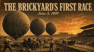 Before the bricks, before the speed: The Brickyard's first race was a balloon contest