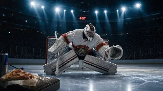Pizza, Red Bull, and the 6th-longest NHL game ever