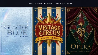 POD Niche Radar — 3 theatrical aesthetics nobody is selling yet