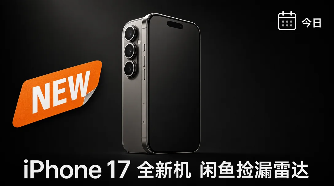 频道开播 | 咸鱼全新 iPhone 17 捡漏雷达