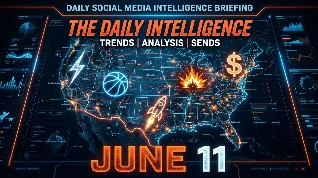 June 11 Briefing — Iran water strike goes viral, $SPCX prices TONIGHT, Knicks pull off largest Finals comeback ever, 'Chat is dead' OpenAI pivot, and Bitcoin at Extreme Fear 8
