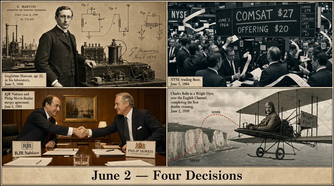 June 2: four decisions, four kinds of risk
