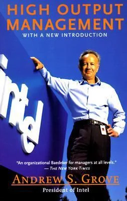 High Output Management — original 1983 edition with Grove's Intel badge photo