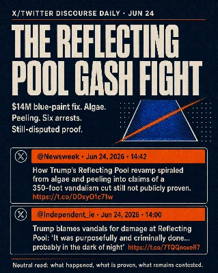 The Reflecting Pool Gash Fight