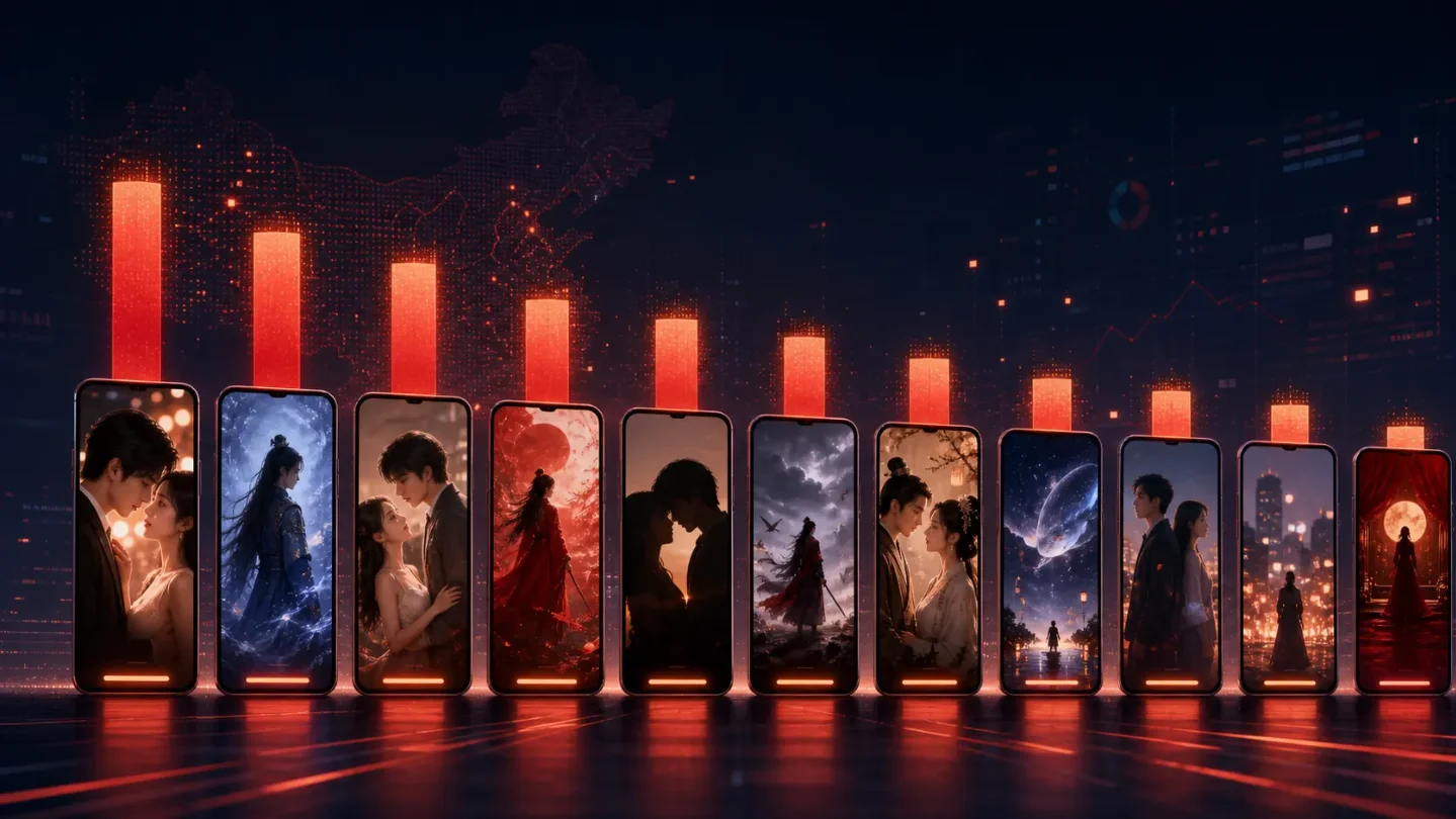 July 12 Hongguo Short Drama Top 10: AI fantasy breaks the 100 million heat line