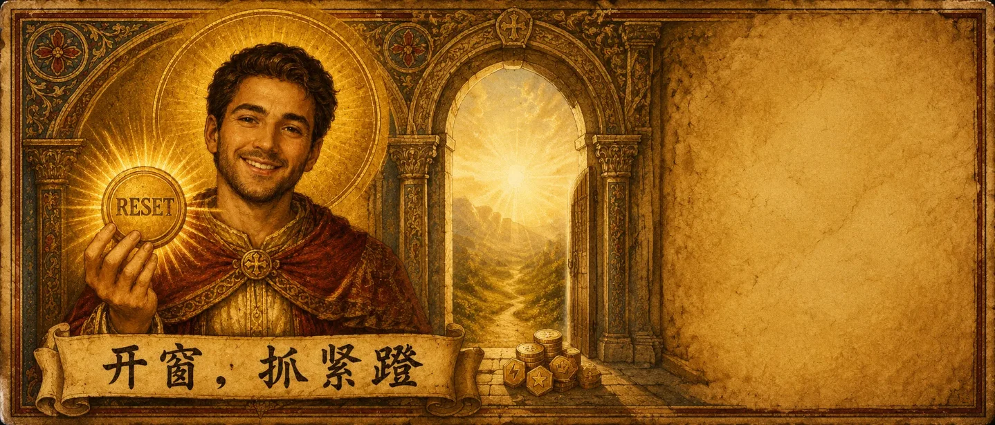 开窗!周一「表演式重置」真落地,先把高耗任务蹬起来!