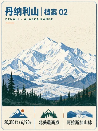 丹纳利山｜北美山峰档案 02