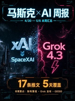 🤖 马斯克×AI周报丨本周xAI解散了