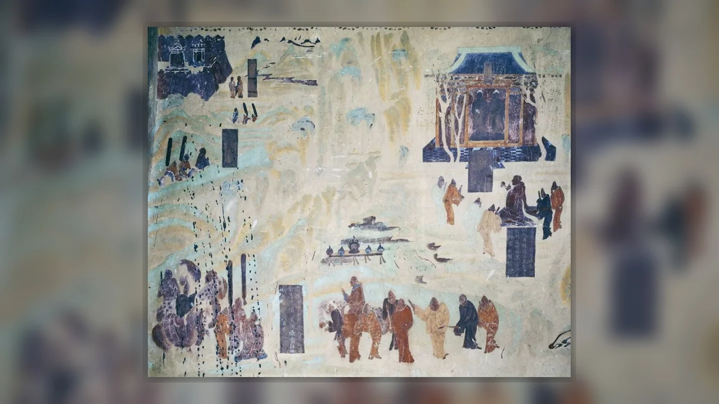 第323窟|初唐把张骞画进佛教史,一座洞窟怎样讲「中国化」
