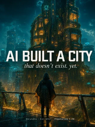 🏙️ AI built a city that doesn't exist yet.