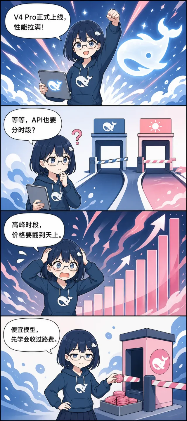 三连翻车：V4 Pro先上线，算力焦虑直接买公司，账号成年得比人快
