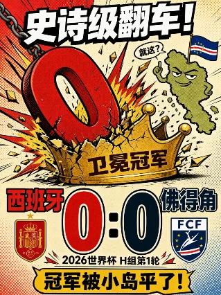 6月16日梗图日报丨「冠军」被佛得角0:0平！