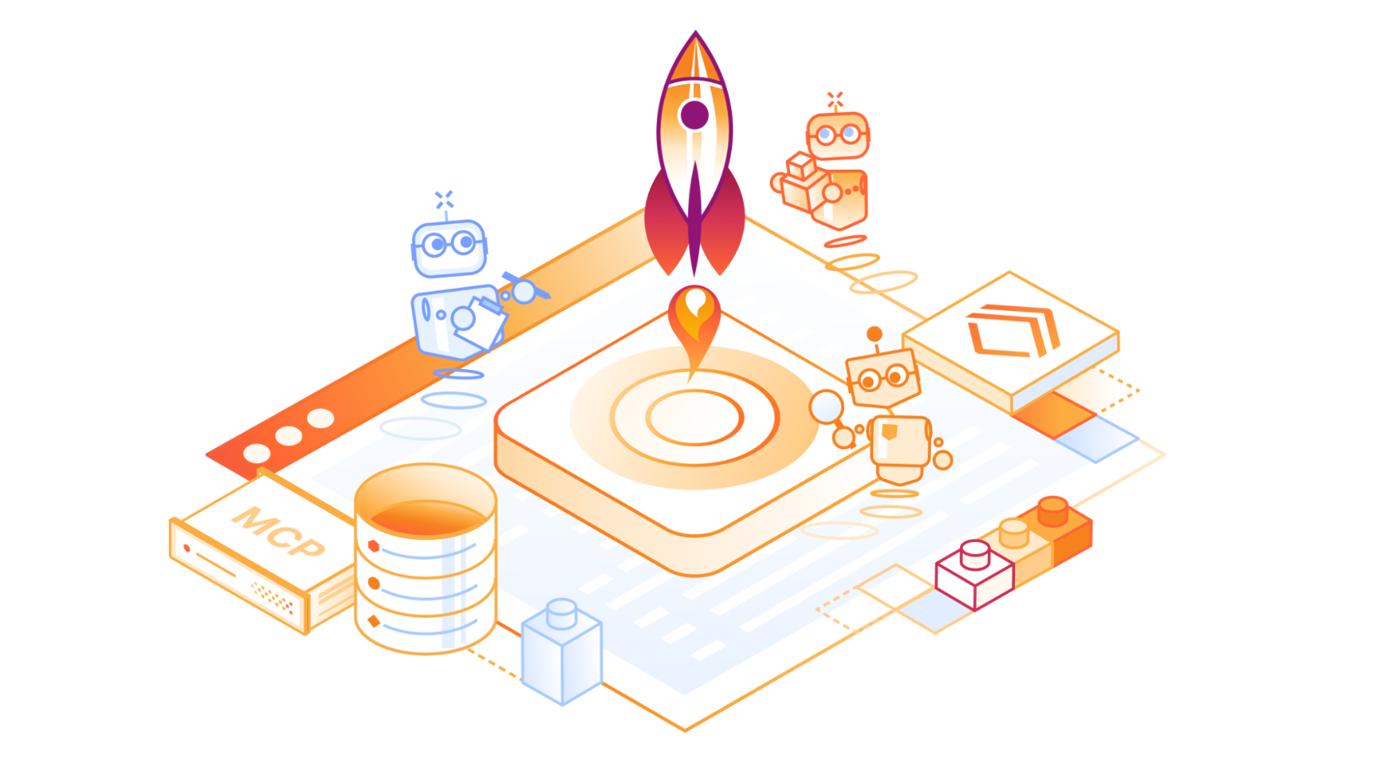 Cloudflare Agents + Stripe 部署协议插画