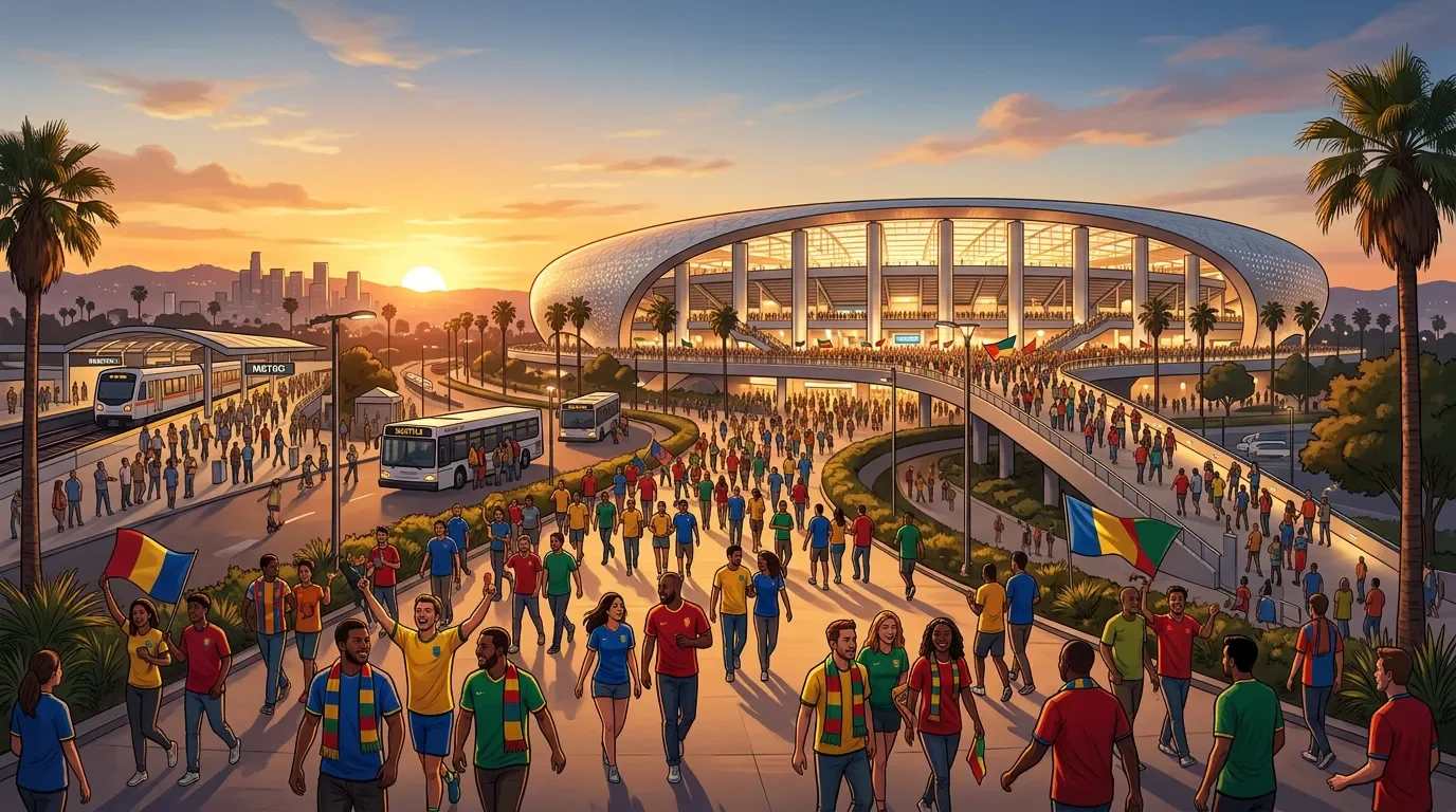 Los Angeles World Cup Matchday Guide: SoFi Transit, Fan Zones, and Next Fixtures