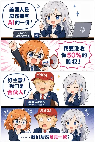 三连翻车 · 川普/桑德斯/Altman联手喊「AI国有化」/ 孙正义「两年内超级智能」/ Anthropic雇人给Claude批改作业 🤝
