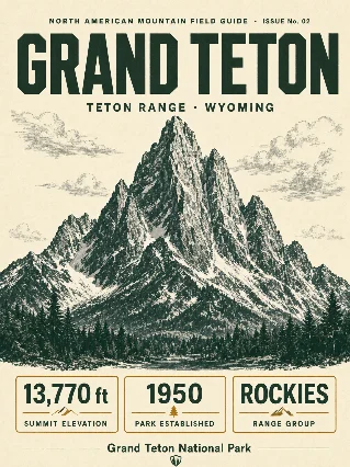 Grand Teton — Peak Field Guide No. 02