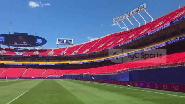 Kansas City Stadium before Argentina vs Algeria