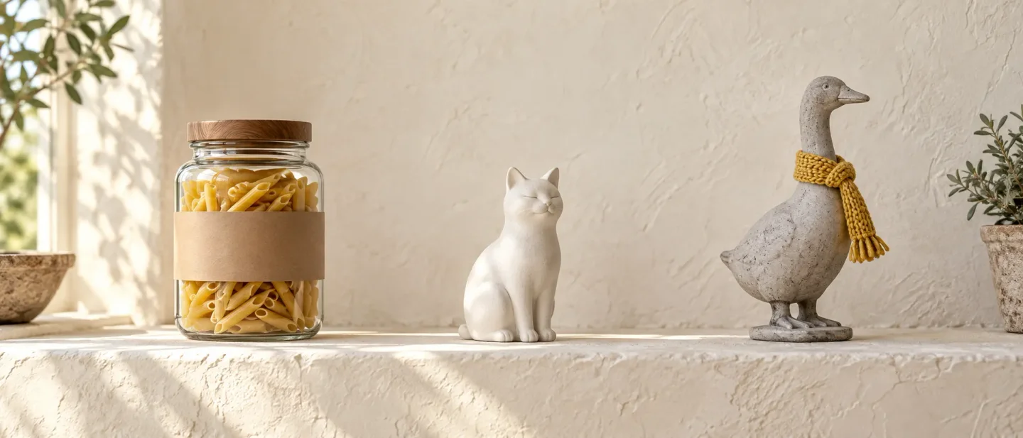 Decanted Pantries, Cat Translators, Porch Geese: Three Thin-Supply POD Picks for October 15, 2026