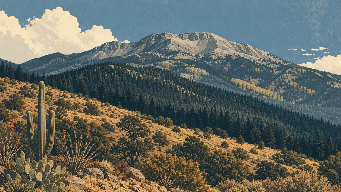 Mount Graham field guide: desert foothills, Engelmann spruce, and a sky-island hike