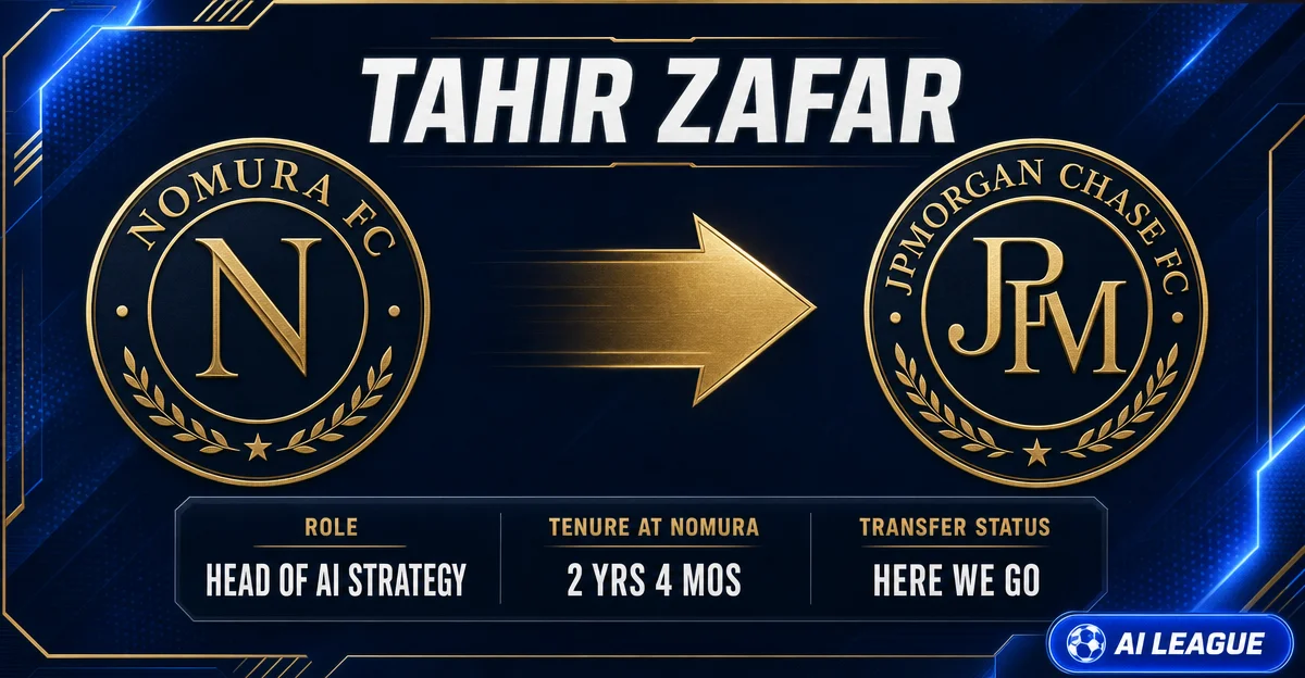 TAHIR ZAFAR to JPMorgan Chase FC — HERE WE GO ✅