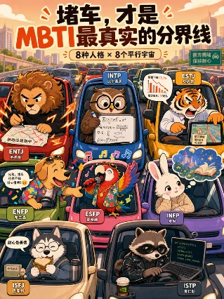 堵车，才是MBTI最真实的分界线