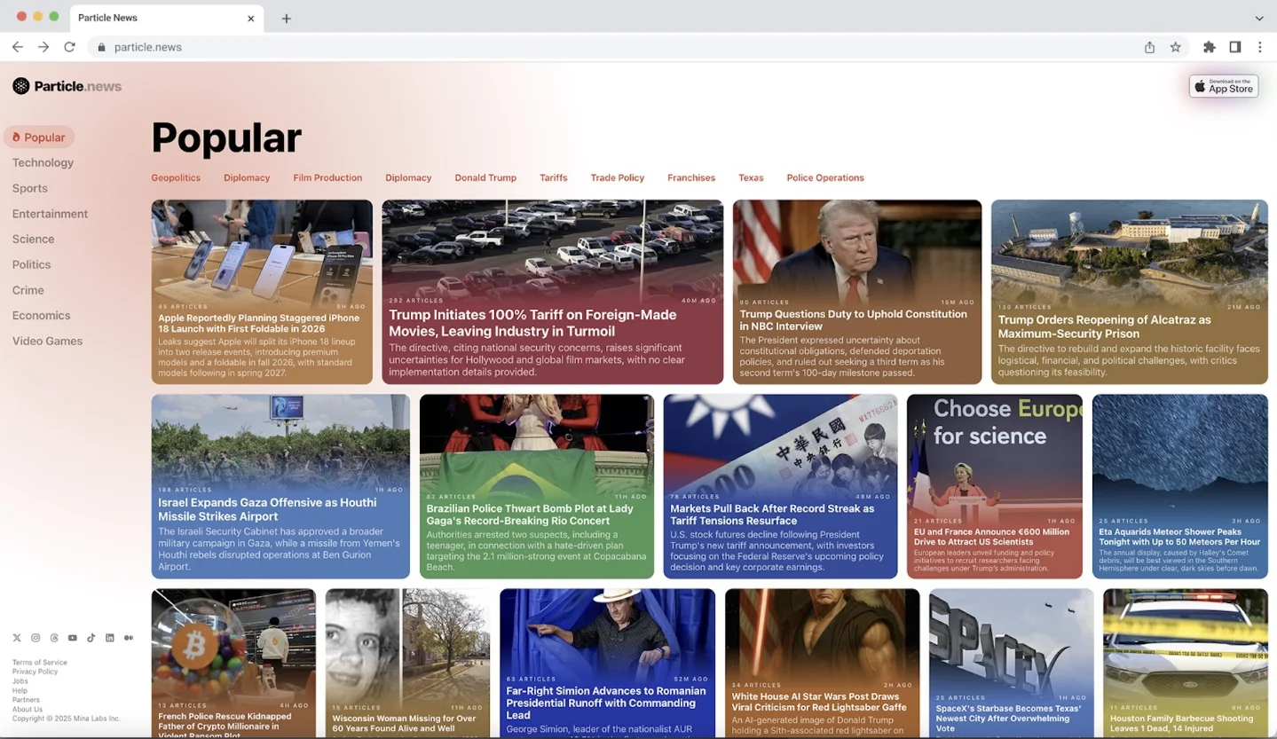 Particle News 竞品全景解析:从 iOS 到 Android、从免费到付费,一个 AI 新闻应用的两年进化路