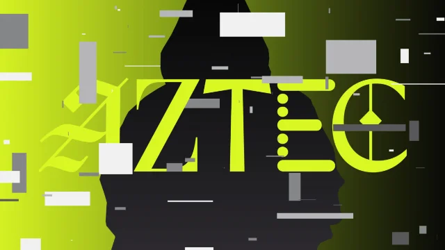Hooded figure silhouette against bright green gradient with AZTEC text — representing the two Aztec Network hacks in Week 26