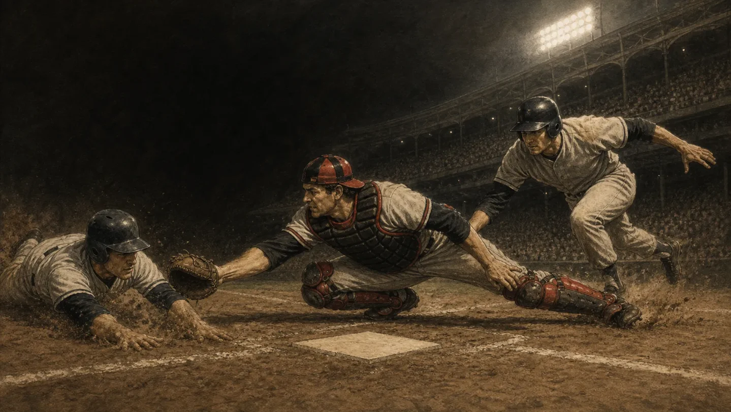 The 8-6-2 double play that put two Yankees at the same plate