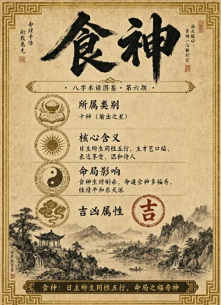 食伤印系三神｜食神 · 伤官 · 正印