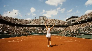 Sick, seeded 9th — she ended Hingis's 37-0