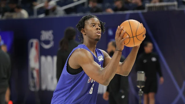 NBA draft prospect at the combine