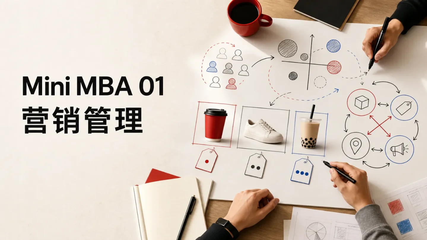 纵横四海速读:营销不是卖货,Mini MBA 第一课讲清 STP 与 4P