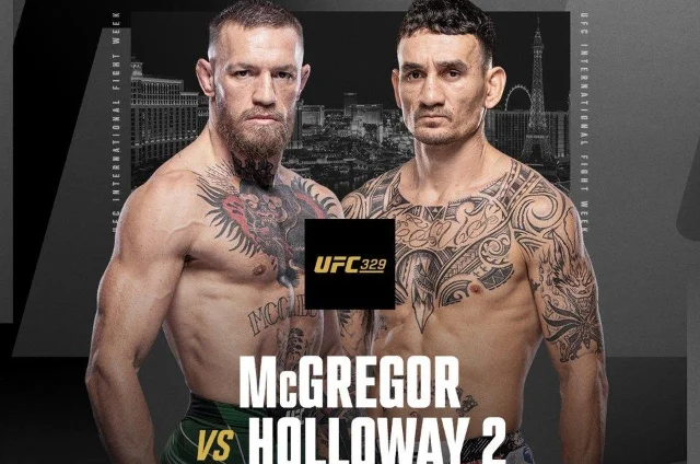 UFC 329: Conor McGregor vs. Max Holloway 2 promotional art