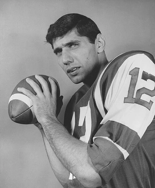 Joe Namath in his 1965 New York Jets rookie season