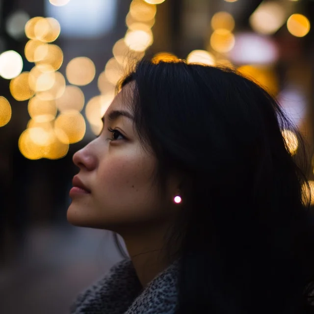 Midjourney: "bokeh" (left) vs "blurry background" (right) — same scene, two distinct visual effects