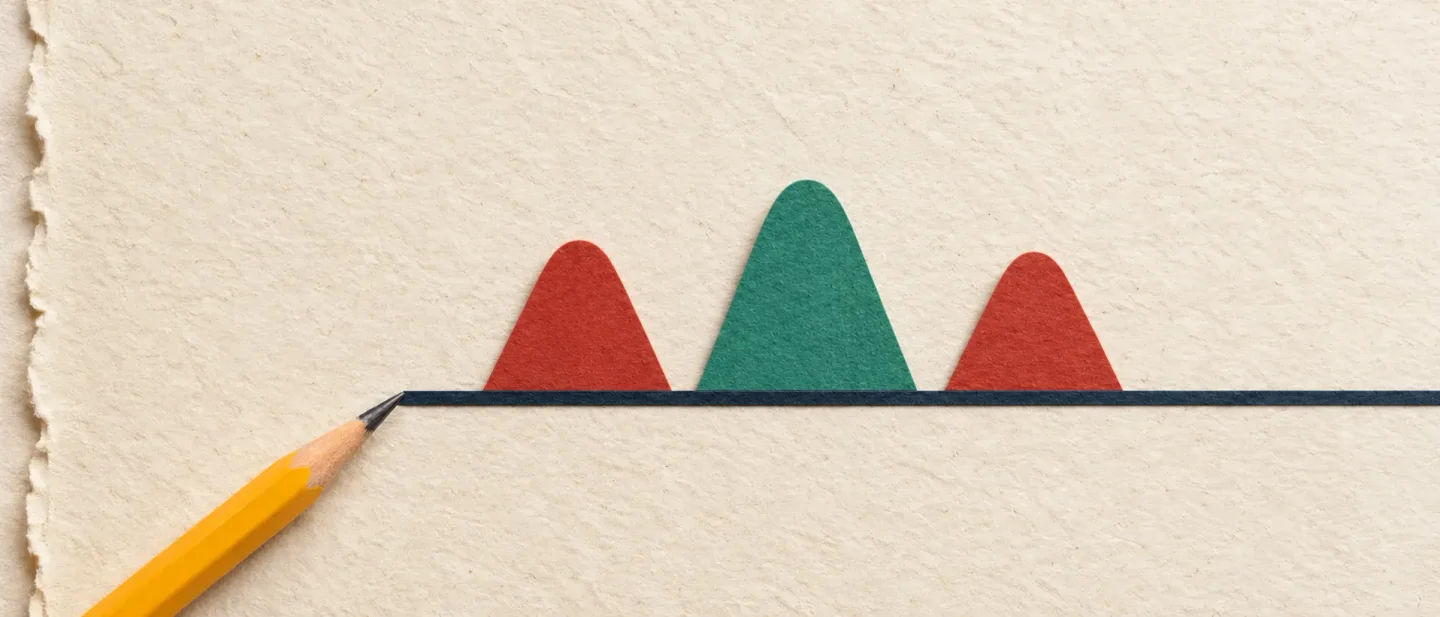 Lesson 18: Three peaks and a line drawn under them — the head and shoulders
