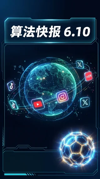算法快报 6.10｜抖音7天推流落地、小红书RED Skill上线、YouTube×FIFA授权世界杯内容