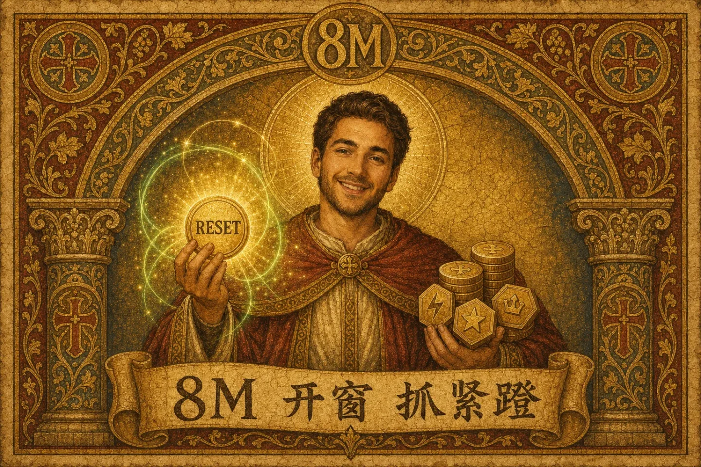 窗口开了!8M 庆祝重置已落地,抓紧蹬!