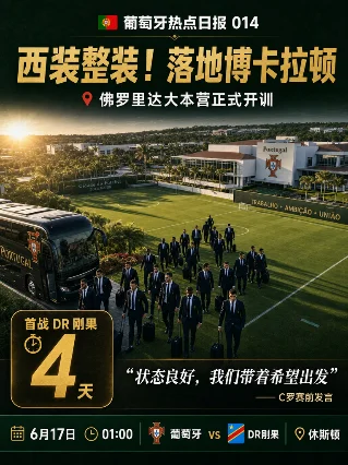 🇵🇹 葡萄牙热点日报 014｜西装集结！博卡拉顿整装待发，首战4天倒计时