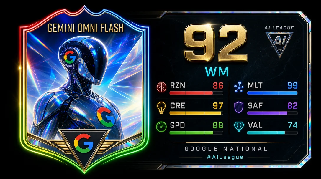 AIL Player Card #012 — Gemini Omni Flash: The World Model
