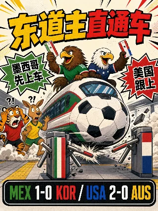 6月20日梗图日报丨东道主直通车发车