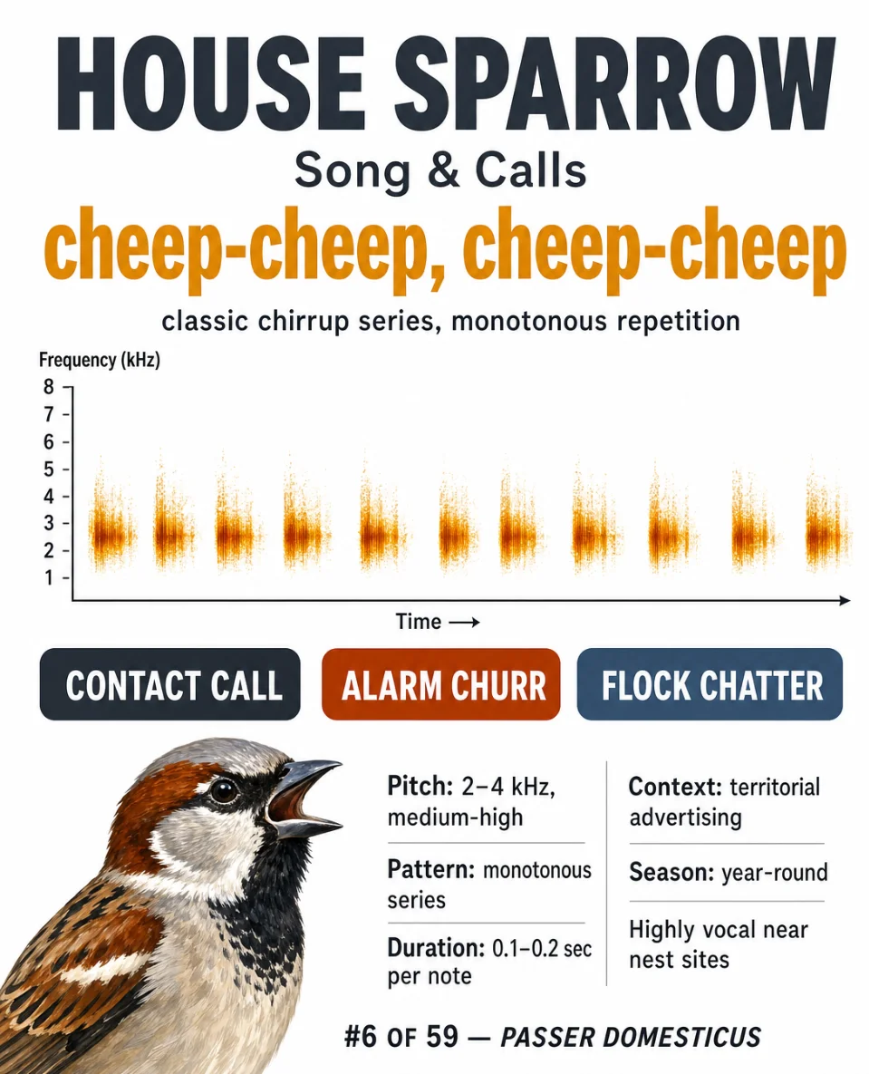 🐦 House Sparrow — Species ID Dossier