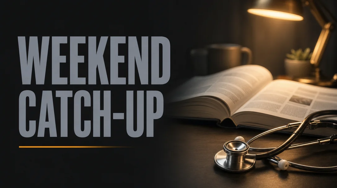 Weekend catch-up — May 24, 2026