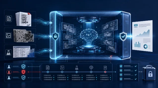 敏感科研材料进入密态 AI 工作区并输出可用结果