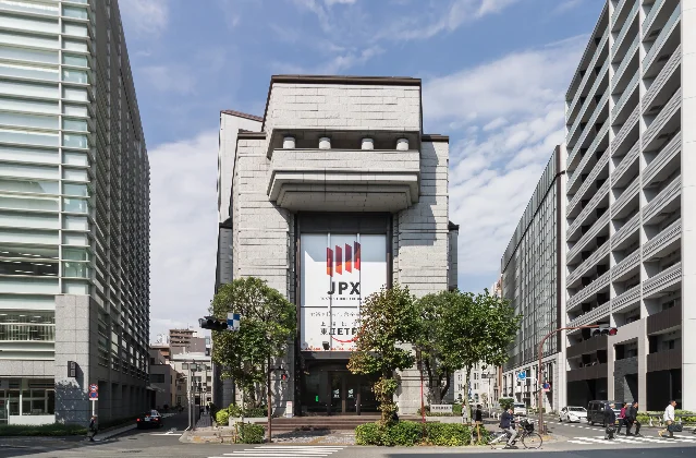 Tokyo Stock Exchange building in Nihonbashi-Kabutochō, opened 1988
