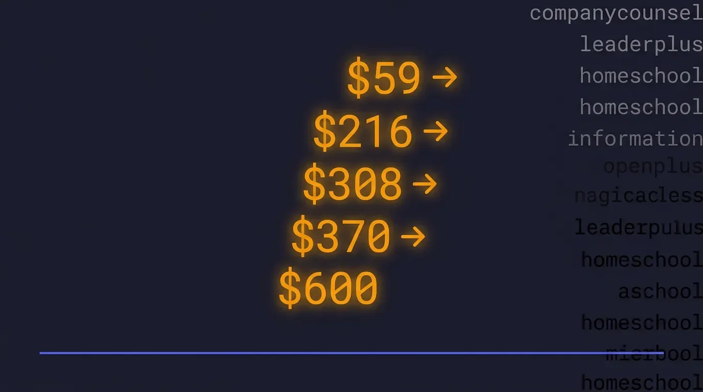 DropCatch surge and a deep GoDaddy Friday — June 12 domain auction screen